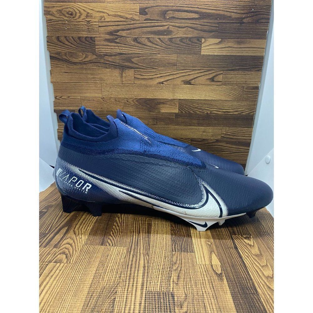 Nike Vapor Edge 360 Elite Flyknit Midnight Navy Cleats Men's Size 16 CV6282-401